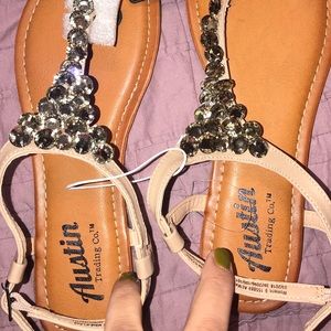 Austin sparkly blingy 💎 sandals size 8 NTW